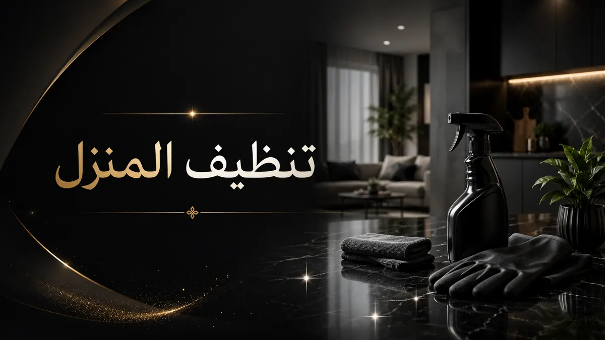 تنظيف المنزل